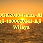 DSK2018-Kelas-Ali Tarmuji-1800018141-Aji Mukti Wijaya